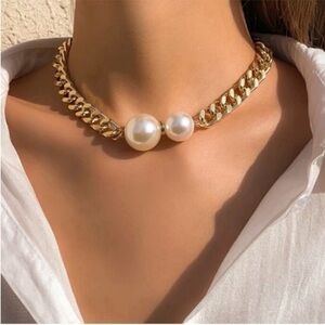 Celeste Pearl Luxe Choker Necklace
